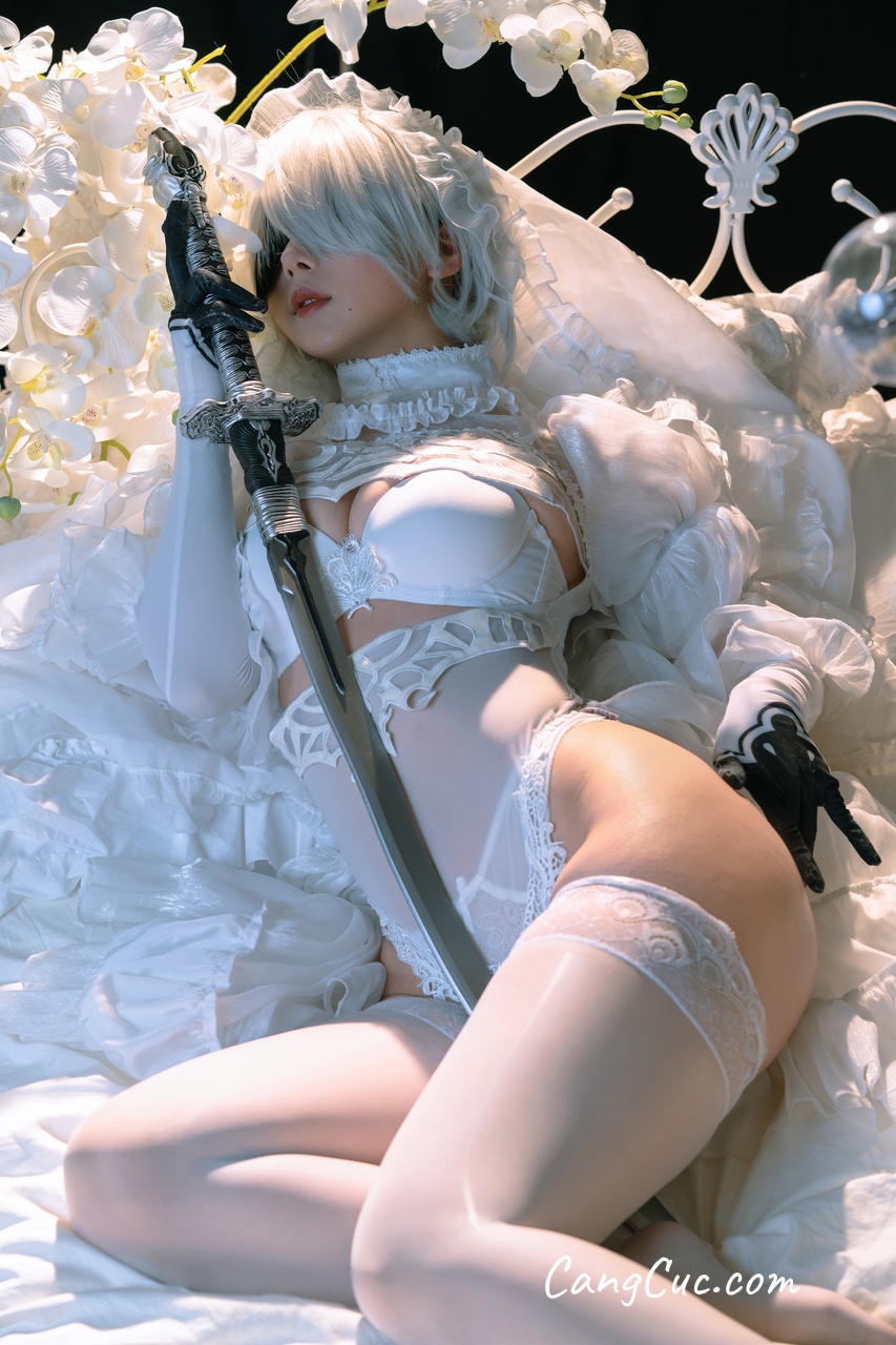 Coser@云溪溪 (Yunx1x1) & 奶桃 – 2B本 YoRHa No.2 Type B 上 ảnh 132